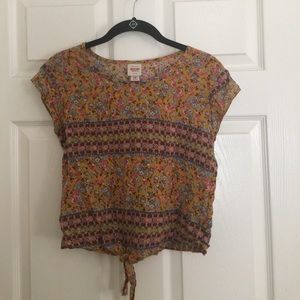 Floral crop top